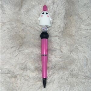 Pink Ghost Themed Pen